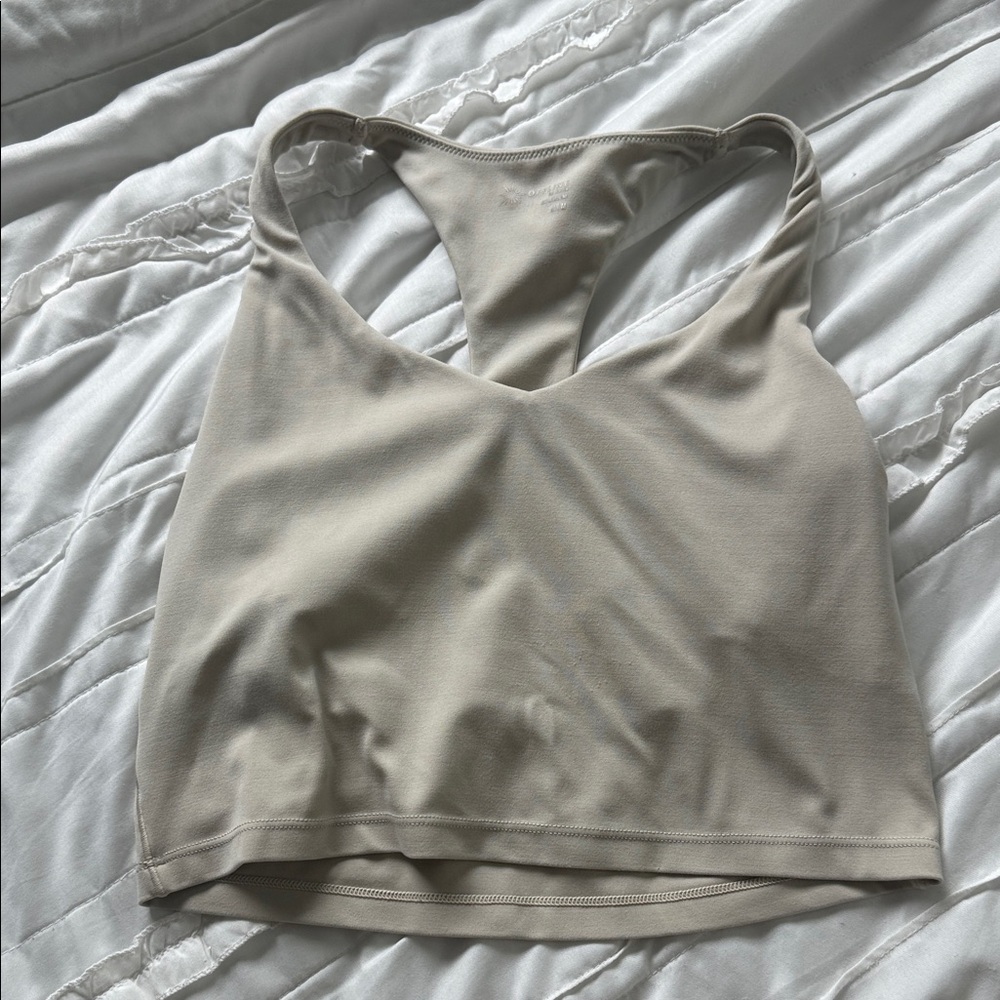 offline by aerie tan sport tank top